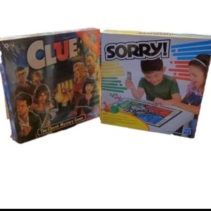 Clue & Sorry bard games